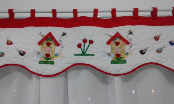 Cortina com Bandô - Pássaros