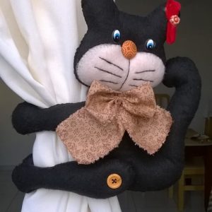 Prendedor de Cortinas – Gato